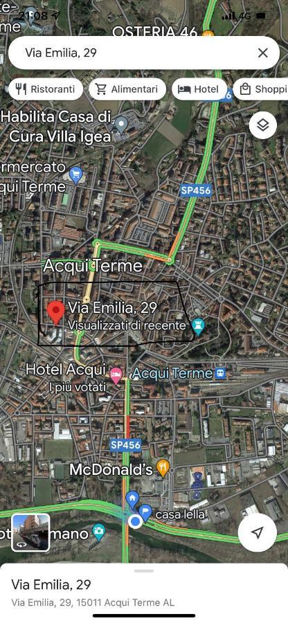 Appartamento Lella Zona Terme Centro E Vicino Habilita-Villa Igea Acqui Terme Exterior photo